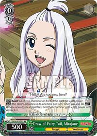 Mirajane TrialDeck waifu card — Weiss Schwarz